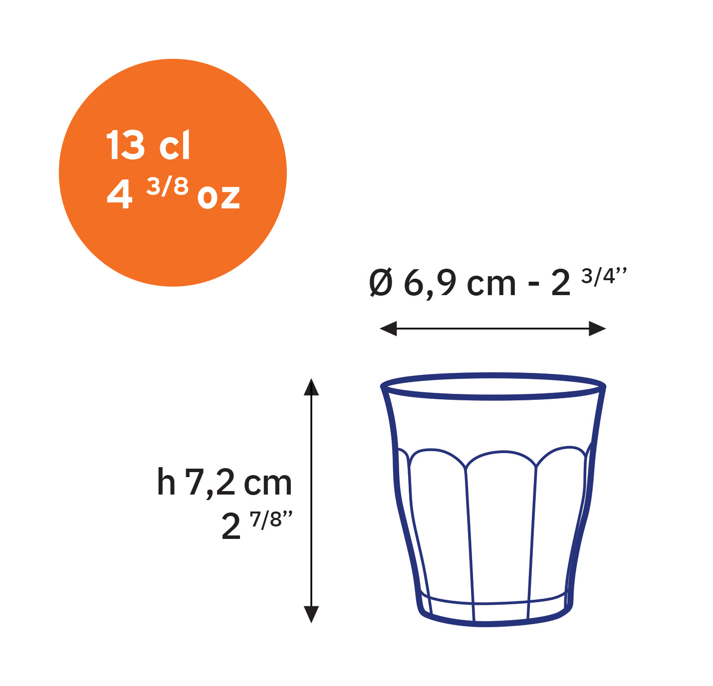 Le Picardie®  Clear Tumblers (Set of 6)