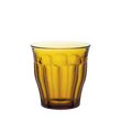 Duralex Le Picardie® Amber Tumbler (Set of 6) Duralex Le Picardie. Amber Yellow Glass Tumbler. Le verre en verre jaune vermeil.