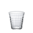 Duralex Prisme Water glass (Set of 6) Duralex Prisme. Clear medium glass with elegant embossed check pattern. Le Verre moyen transparent avec un élégant motif à carreaux embossé.