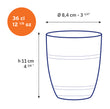 Duralex Le Gigogne® Verre à eau et à jus transparent (Ensemble de 6) Le Gigogne® Verre à eau et à jus transparent (Ensemble de 6)