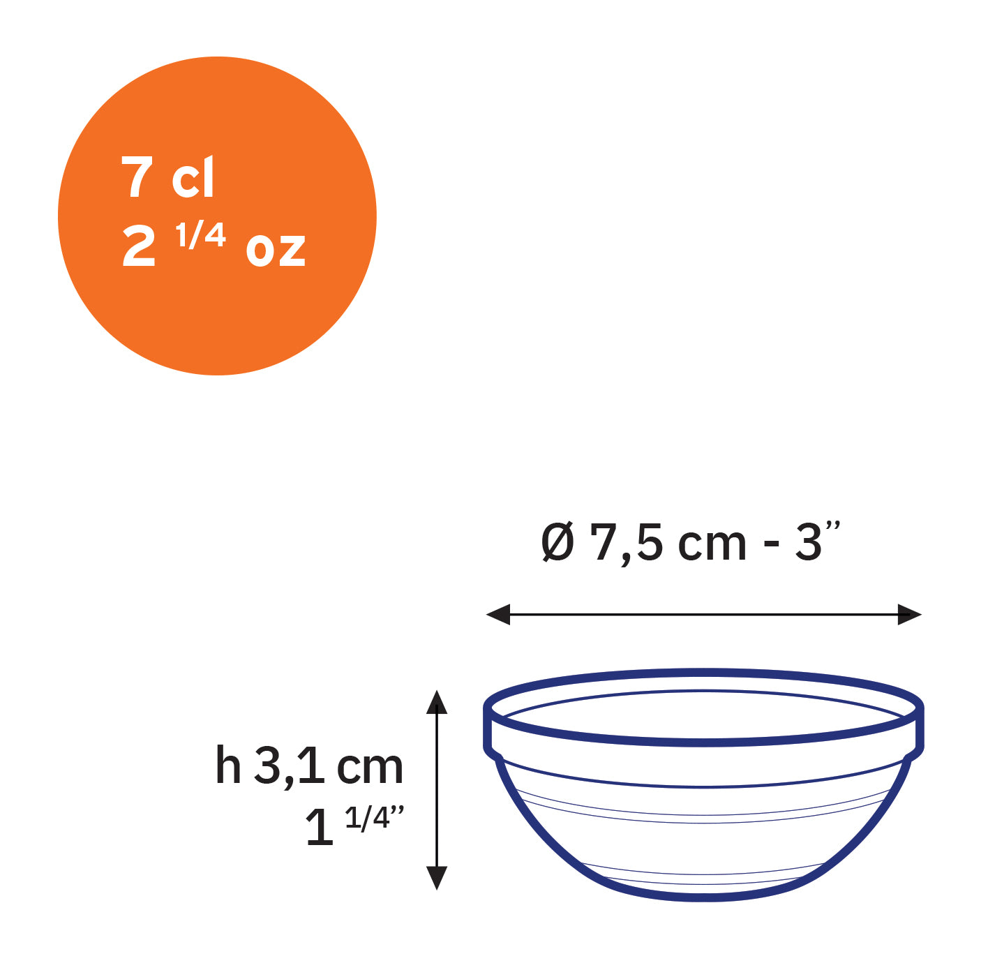 Le Gigogne® Saladiers Empilables Transparents (Lot de 9)