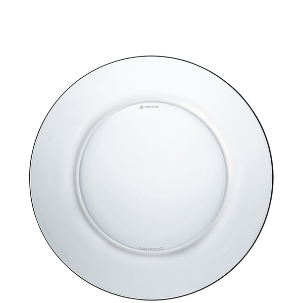 Duralex Lys. Clear Glass Plate. L'assiette en verre transparent.