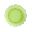 Duralex Lys - Assiettes plates 28, ou 23,5 cm (lot de 6) Duralex Lys. Green Glass Plate. L'assiette en verre vert.