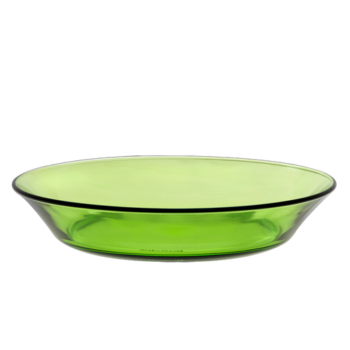Duralex Lys. The green glass bowl. Le bol en verre vert.
