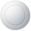 Duralex Lys - Assiettes plates 28, ou 23,5 cm (lot de 6) Duralex Lys. Clear Glass Plate. L'assiette en verre transparent.