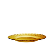 Duralex Le Picardie® - Assiette dessert 20,5 cm (Lot de 6) Duralex Le Picardie. Amber Yellow Glass Plate. L'assiette en verre jaune.