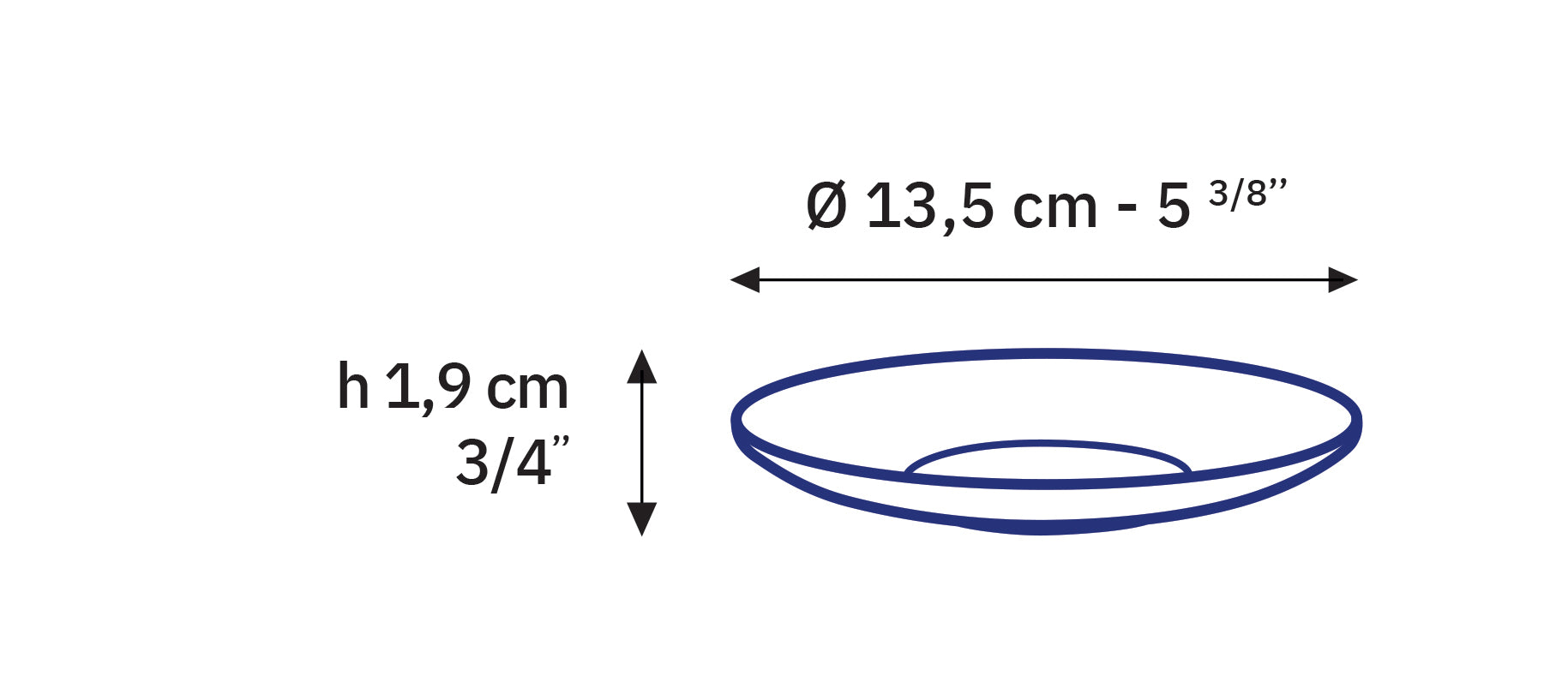 Lys Club Plate 13.5cm Set of 6