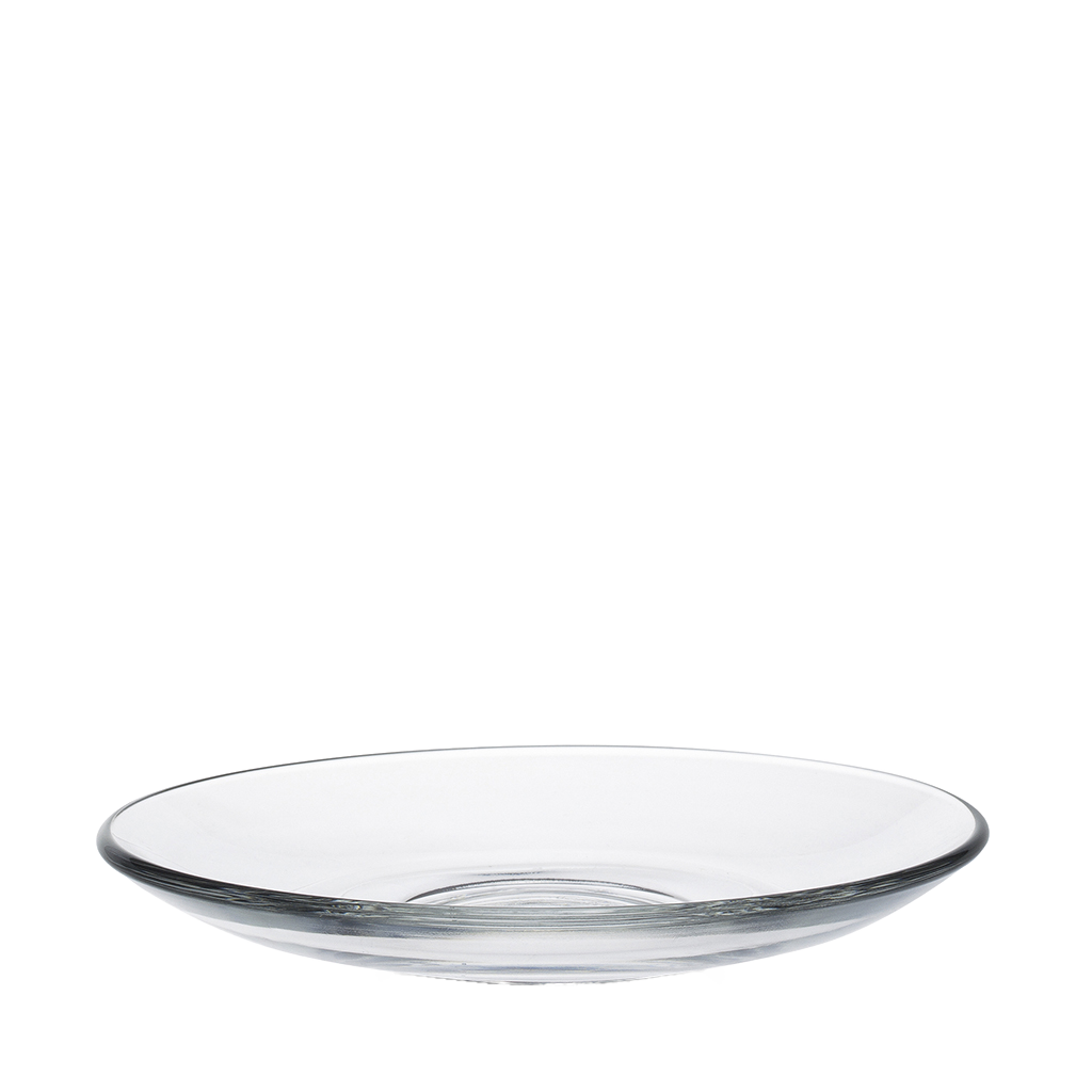 Duralex Le Gigogne. Clear Glass Saucer La sous-tasse en verre transparent