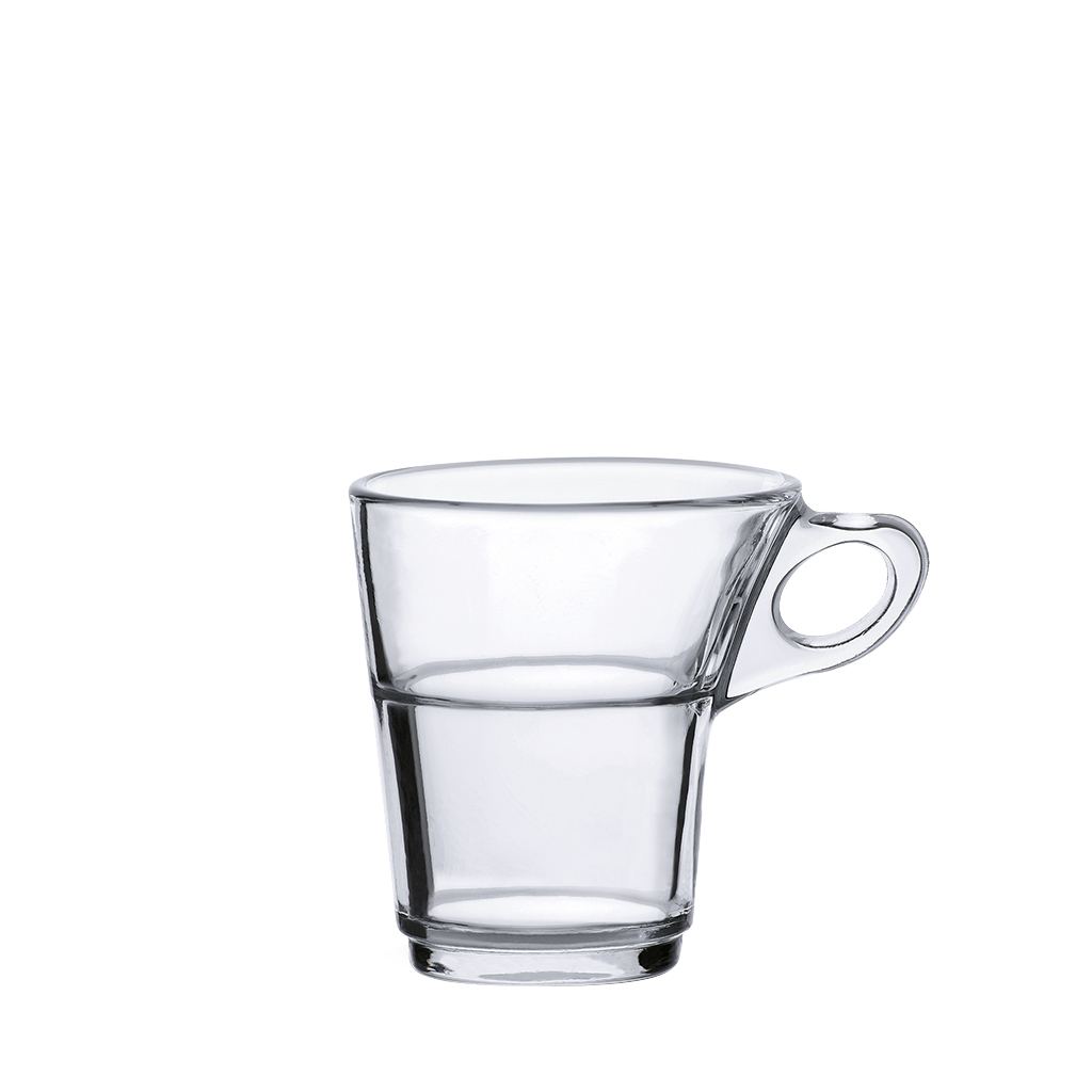 Clear Glass Coffee Cup