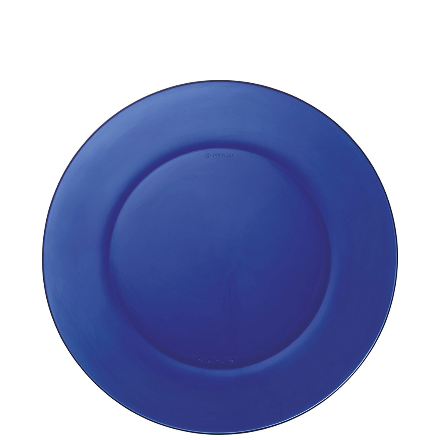 Duralex Lys. Sapphire Blue Glass Plate. Duralex Lys. Sepia Glass Plate. L'assiette en verre bleu saphir.