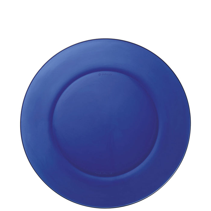 Duralex Lys. Sapphire Blue Glass Plate. Duralex Lys. Sepia Glass Plate. L'assiette en verre bleu saphir.