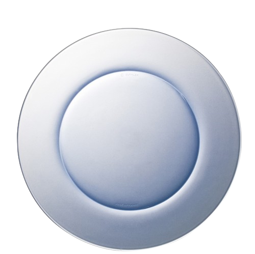 Duralex Lys. A blue marine glass plate 23.5cm. Une assiette en verre bleu marine de 23,5 cm