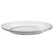 Duralex Lys Clear Dinner, Dessert and Soup Plate Set (18 Pc) Duralex Lys. Clear Glass Plate. L'assiette à dîner en verre transparent.