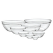duralex-canada Le Gigogne® Saladiers Empilables Transparents (Lot de 9) Duralex Gigogne. Nine Clear Glass Stackble Salad and Mixing Bowls. Neuf bols à salade et à mélanger empilables en verre transparent.