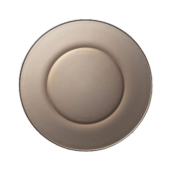 Duralex Lys. Sepia Glass Plate. L'assiette en verre sepia.