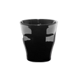 Duralex Le Picardie®  Short Cocktail Glass (Set of 6) Duralex Le Picardie. A black short glass tumbler with beveled edges. Un tumbler court en verre noir avec des bords biseautés