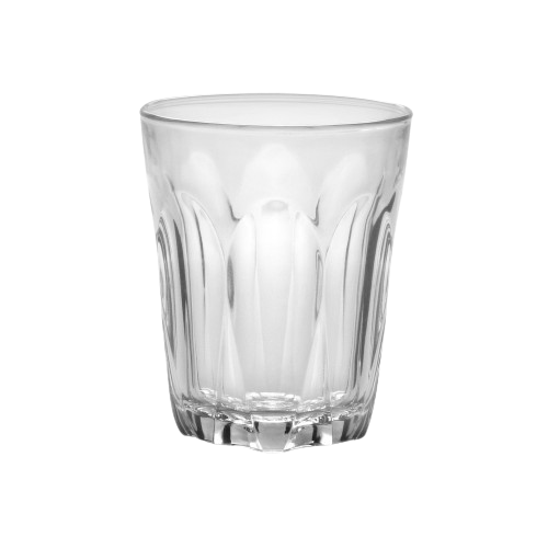 Duralex Provence. Clear Glass Tumbler. Le Verre transparent.