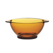 Duralex Amber Lys bowls with handles 0.51L (set of 6) Duralex Lys. Le bol à oreilles en verre vermeil jaune.