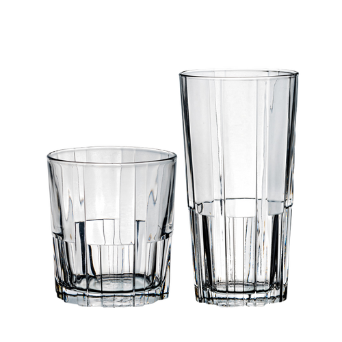 Duralex Jazz. Clear Glass. Verre transparent.