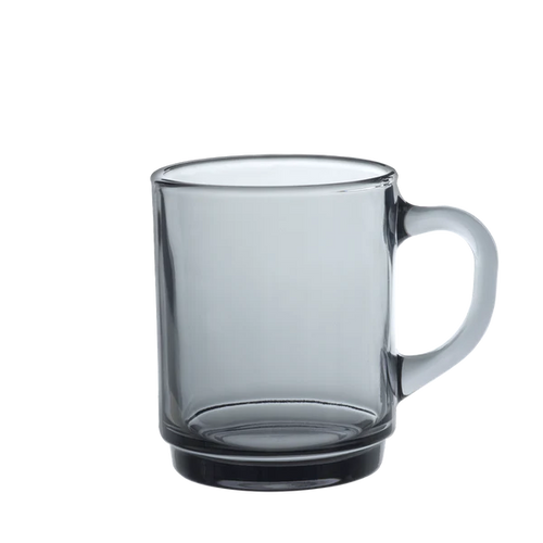 Duralex Versailles. Sepia Glass Mug. La tasse en verre sepia.