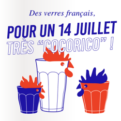 Let's celebrate July 14th with French glasses!