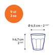 Duralex Le Picardie® verre à shot 9cl (Lot de 6) Le Picardie® verre à shot 9cl (Lot de 6)