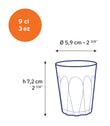 Duralex Provence shot glass 90 ml (Set of 6) Provence shot glass 90 ml (Set of 6)