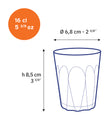 Duralex Provence Clear Tumbler (Set of 6) Provence Clear Tumbler (Set of 6)