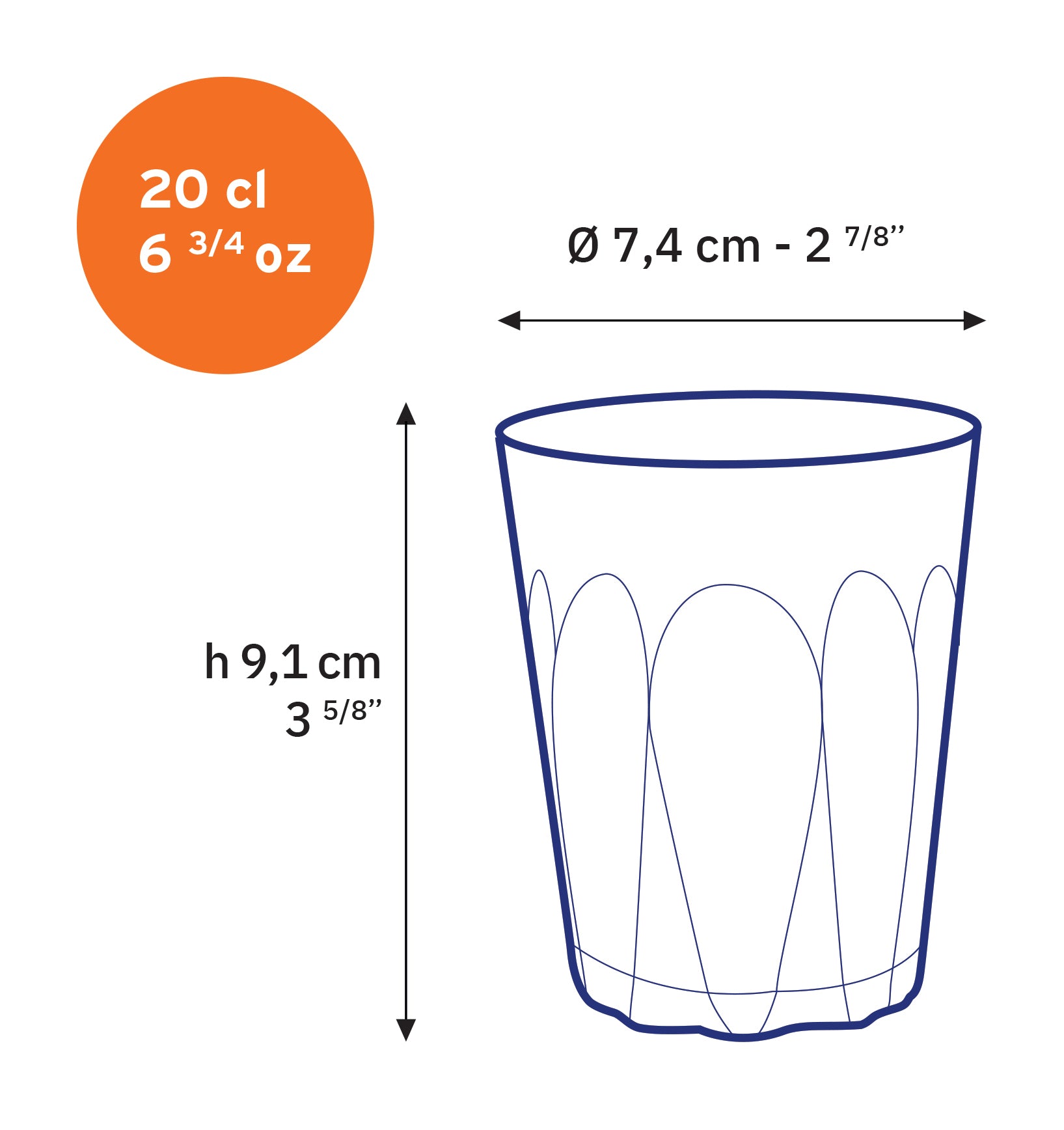 Provence Clear Tumbler (Set of 6)
