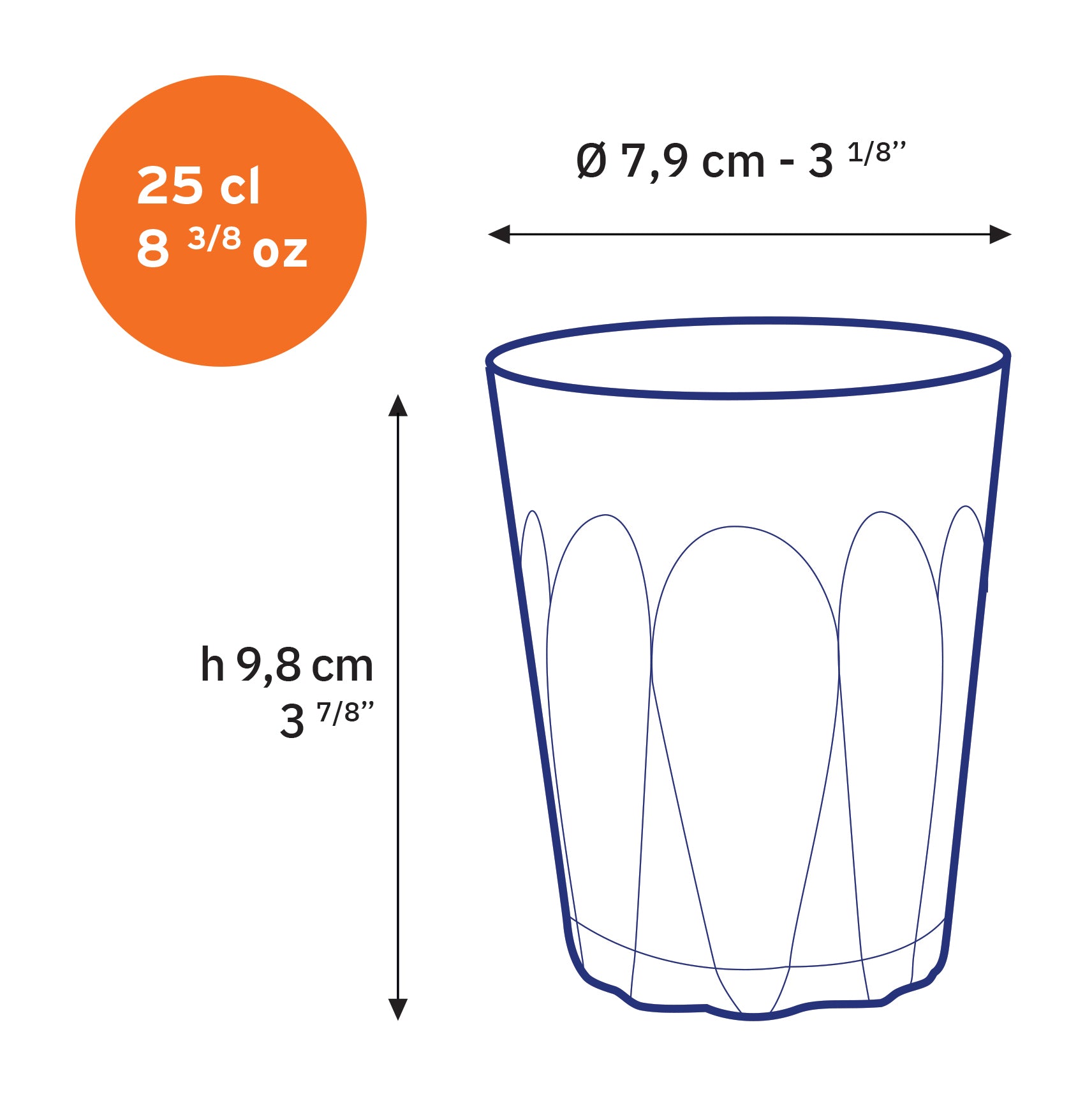 Provence Clear Tumbler (Set of 6)