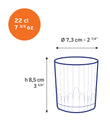 Duralex Verre à cocktail Manhattan (Ensemble de 6) Verre à cocktail Manhattan (Ensemble de 6)