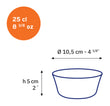 Duralex Lys bowl 10.5 cm - 25 cl (Set of 6) Lys bowl 10.5 cm - 25 cl (Set of 6)