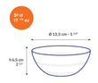 Duralex Le Gigogne® Clear Breakfast bowl 0.51L (Set of 6) Le Gigogne® Clear Breakfast bowl 0.51L (Set of 6)