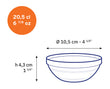 duralex-canada Le Gigogne® Clear stackable salad/mixing bowls set (9 Pc) Le Gigogne® Clear stackable salad/mixing bowls set (9 Pc)
