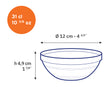 duralex-canada Le Gigogne® Clear stackable salad/mixing bowls set (9 Pc) Le Gigogne® Clear stackable salad/mixing bowls set (9 Pc)