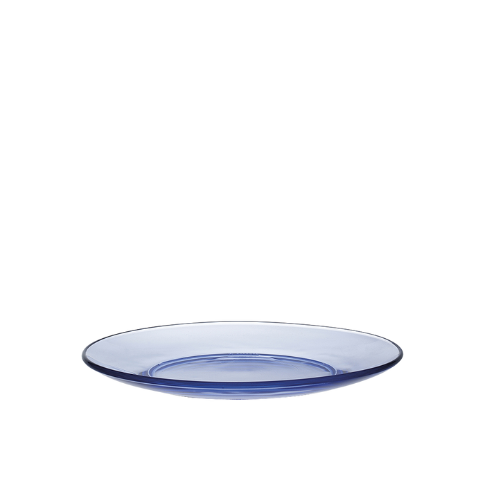 Lys - Assiette plate en verre transparent 28cm (Lot de 6 Lys - Assiette plate en verre transparent 28cm (Lot de 6