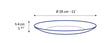 Duralex Lys Clear 23.5cm, 28cm Dinner Plate and Soup Plate (18 Pc) Lys Clear 23.5cm, 28cm Dinner Plate and Soup Plate (18 Pc)