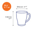 Duralex Mug Cosy 350ml (lot de 6) Mug Cosy 350ml (lot de 6)