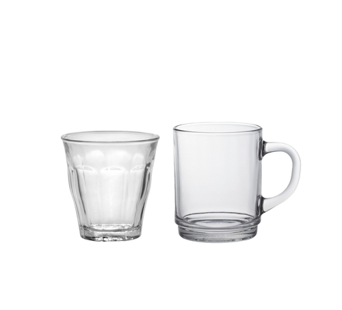 Versailles Mug & Picardie Tumbler Set – 12 Piece Matching Color Collection