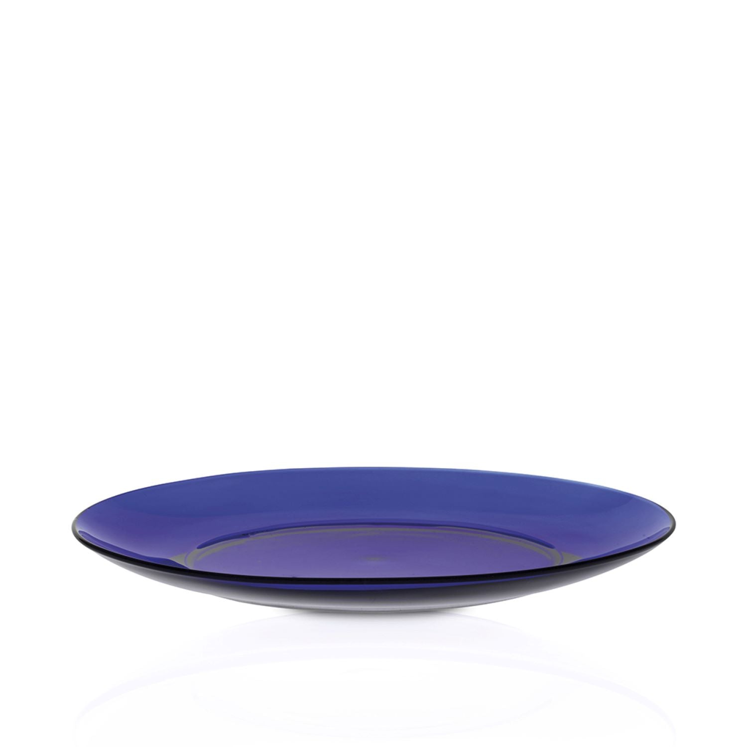 Duralex Lys Amber & Sapphire Glass Plates – Set of 6 (3x each) – 23cm