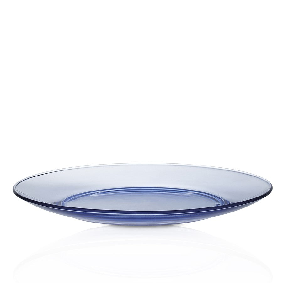 Duralex Lys Green & Marine Glass Plates – Set of 6 (3xeach) – 23cm