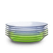 Duralex Canada | Tough Tempered Glassware Duralex Lys Marine & Green Deep Plates – Set of 6 (3xeach) – 19cm Duralex Lys Marine & Green Deep Plates – Set of 6 (3xeach) – 19cm