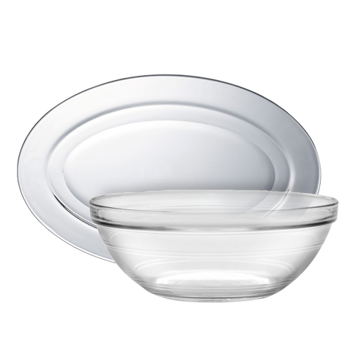 Salad bowl and Platter Serveware set