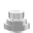 Duralex Canada | Tough Tempered Glassware Lys Clear Glass Dinnerware Set (18-Piece) – Dinner, Dessert & Calotte Plates Lys Clear Glass Dinnerware Set (18-Piece) – Dinner, Dessert & Calotte Plates