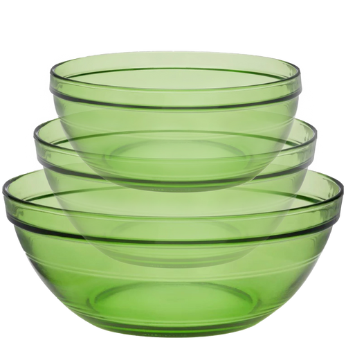 Le Gigogne® Green Stackable Bowl (set of 3)