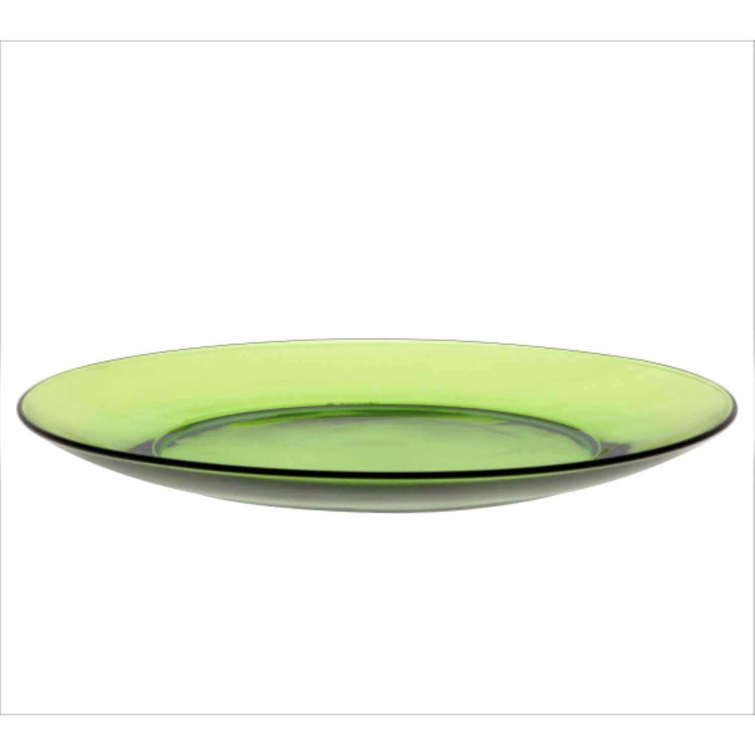 Duralex Lys Green & Marine Glass Plates – Set of 6 (3xeach) – 23cm
