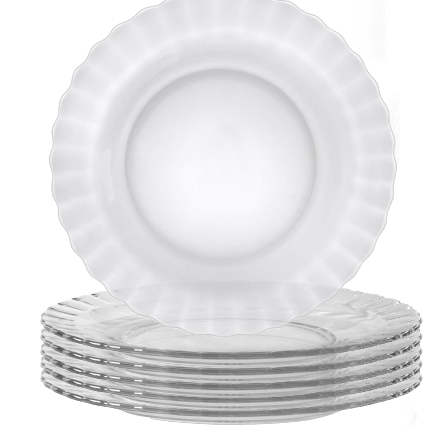 Duralex Picardie Clear Glass Dinner Plate – 26 cm (Set of 6)
