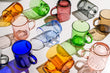 Duralex Canada | Tough Tempered Glassware Lot de six tasses multicolores Duralex Versailles Lot de six tasses multicolores Duralex Versailles