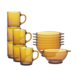 Duralex Canada | Tough Tempered Glassware Versailles Mug & Lys Bowl with Handles Set – 12 Piece Breakfast Set Versailles Mug & Lys Bowl with Handles Set – 12 Piece Breakfast Set