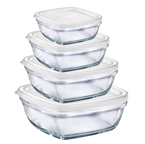 Freshbox Stackable food storage containers set (8 Pc)
